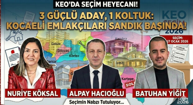 Kocaeli Emlakçılar Odası’nda Kartlar Yeniden Dağıtılıyor