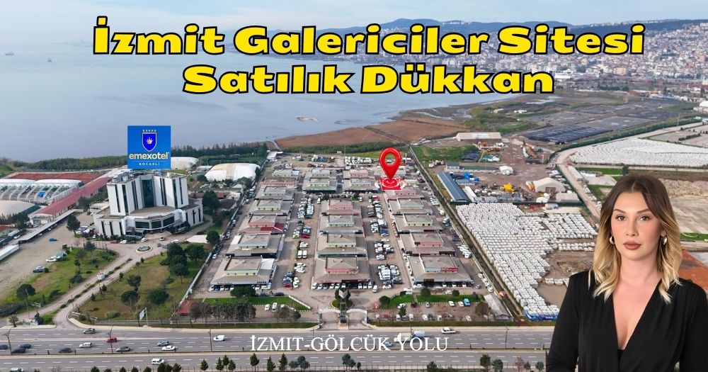 İzmit Oto Ticaret Merkezi – Galericiler Sitesi’nde Satılık Dükkan