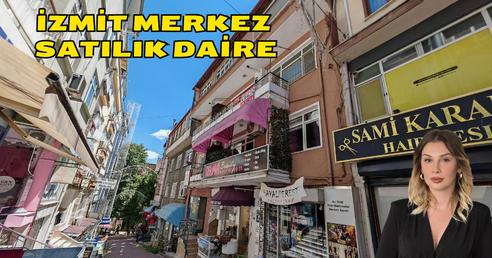 İzmit Merkez’de Geniş Teraslı 2+1 Satılık Daire