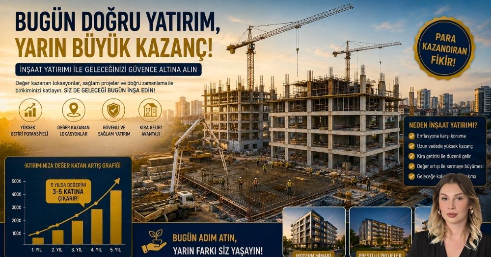 Kartepe’de Topraktan Satılık Daireler